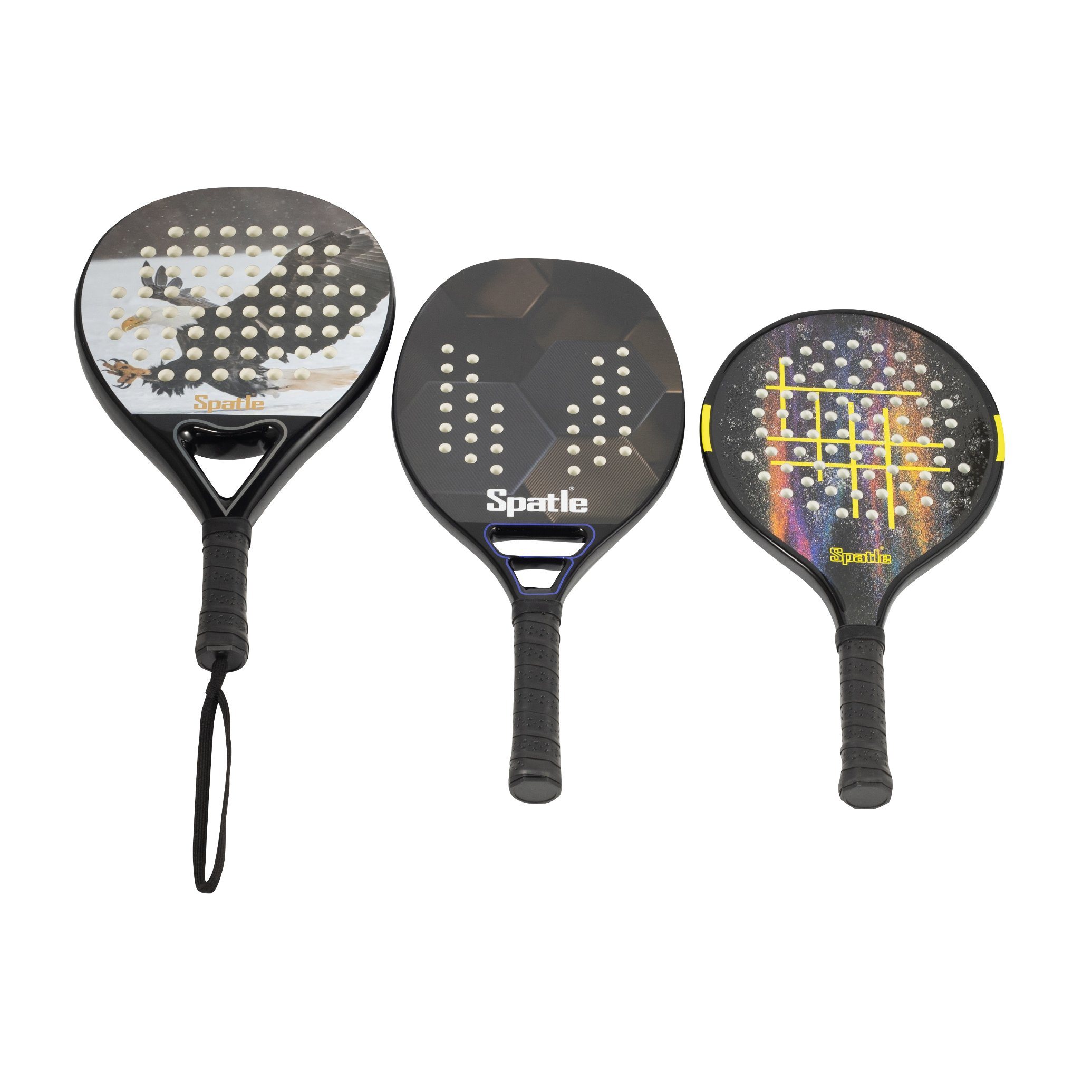 Raquetas de tenis de raqueta de paleta de carbono personalizadas en color