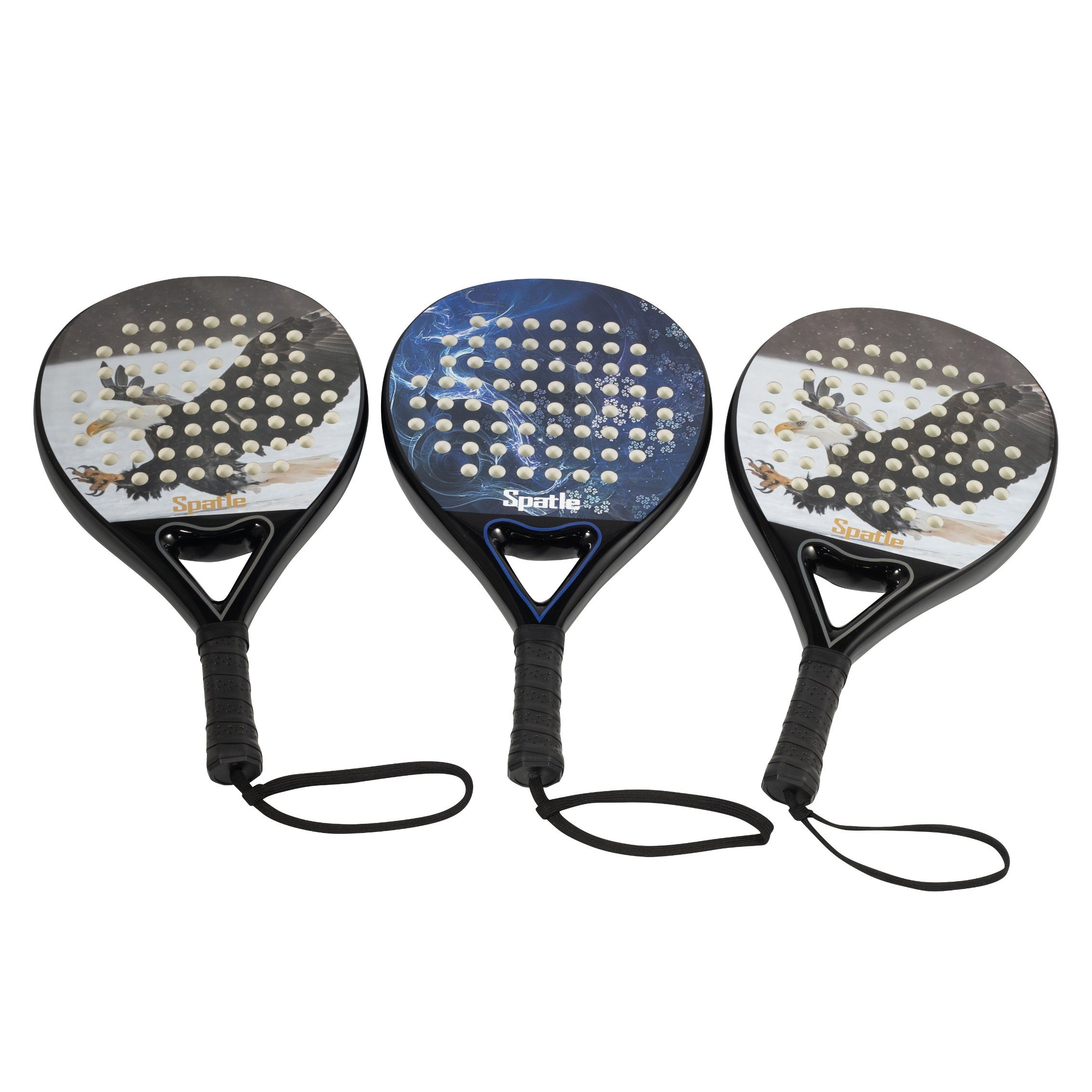 Raquetas de tenis de paleta de raqueta de paleta de carbono OEM de impresión personalizada